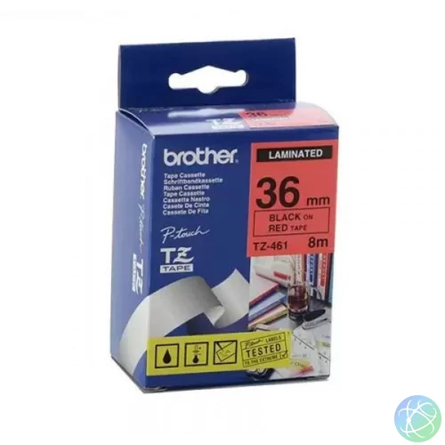Brother TZe-461 36 mm széles 8 m hosszú szalagkazetta