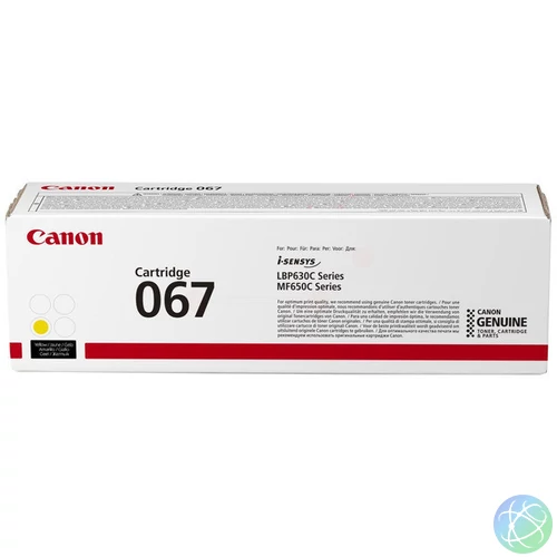 Canon CRG067 Toner Yellow 1.250 oldal kapacitás