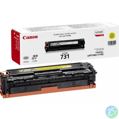 Canon CRG731 Toner Yellow  1.500 oldal kapacitás