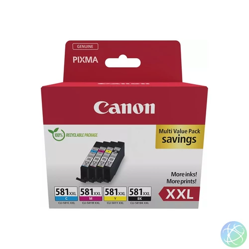 Canon CLI-581XXL Tintapatron Multipack 4x11,7 ml