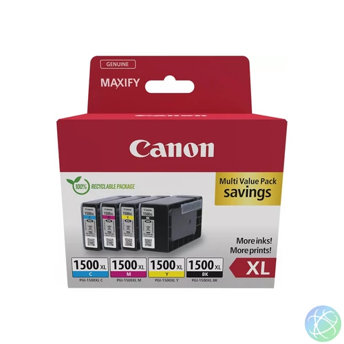 Canon PGI-1500XL Tintapatron Multipack 1x34,7 ml + 3x12 ml