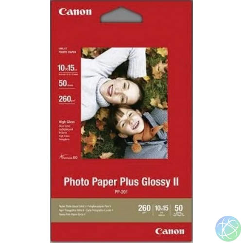 Canon PP-201 fényes fotópapír (10x15cm, 50 lap, 265g)