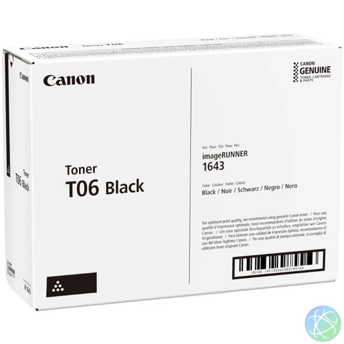 Canon T06 Toner Black 20.500 oldal kapacitás