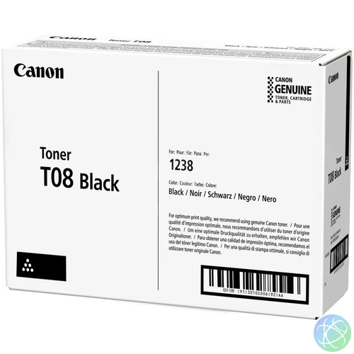 Canon T08 Black Toner 11.000 oldal kapacitás