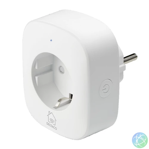 Deltaco SMART HOME SH-P01E WiFi, fehér, energiafigyelővel Aljzat