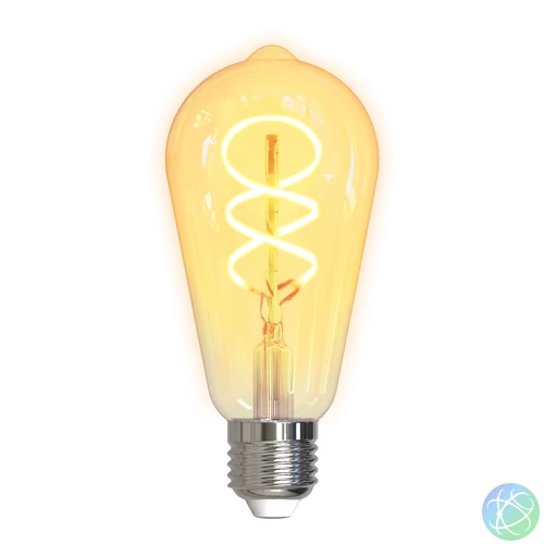 Deltaco SMART HOME SH-LFE27ST64S WiFi, E27, 5.5W, 1800-6500K, volfrám spirál Izzó