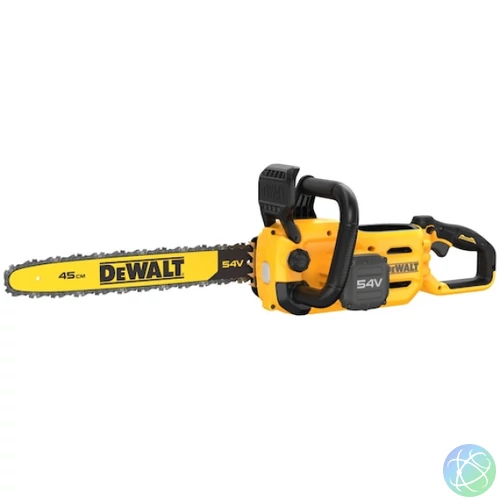 DEWALT Láncfűrész, 54V XR FLEXVOLT, 45cm, 1×3Ah/9Ah akkumulátorral és töltővel