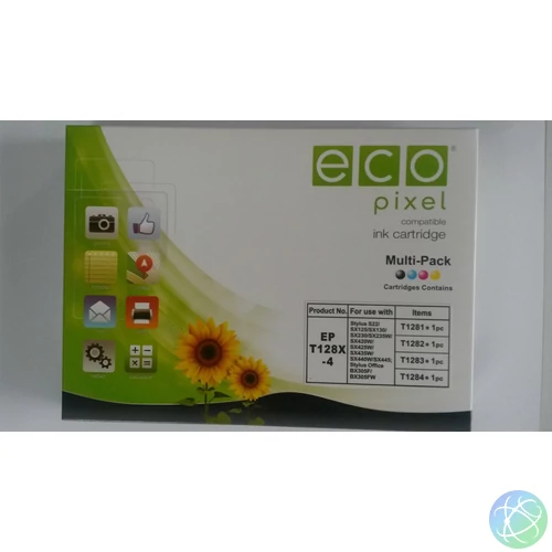 Utángyártott EPSON T1285 Tintapatron Multipack  4 db-os ECOPIXEL BRAND