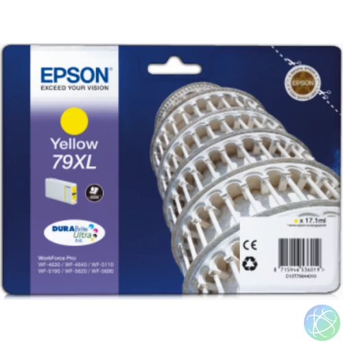 Epson T7904 Tintapatron Yellow 17,1ml No.79XL
