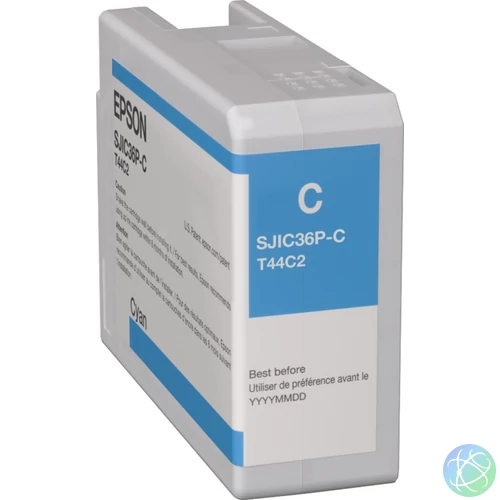 Epson SJIC36P(C) C6500/C6000 Tintapatron Cyan 80ml