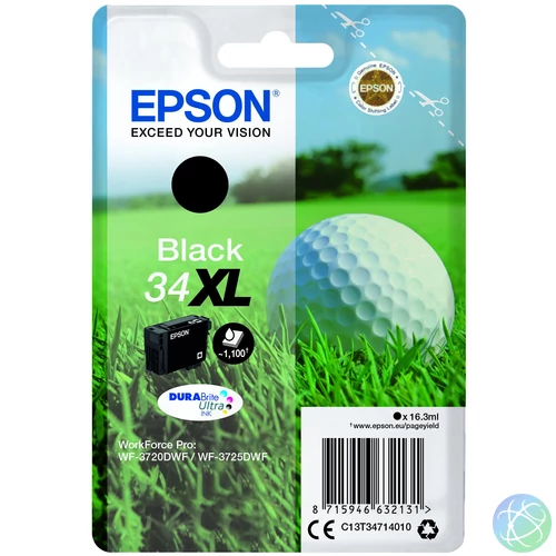 Epson T3471 Tintapatron Black 16,3ml No.34XL