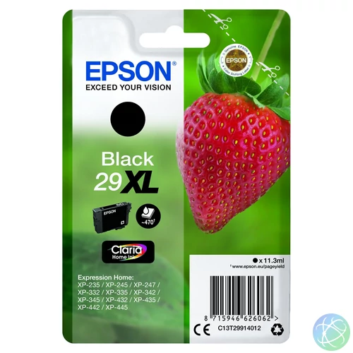 Epson T2991 Tintapatron Black 11,3ml No.29XL