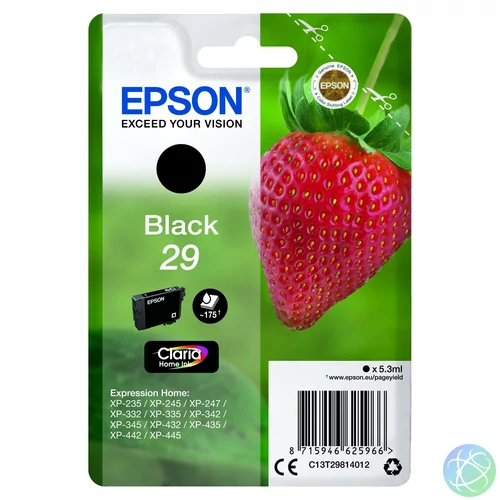Epson T2981 Tintapatron Black 5,3ml No.29