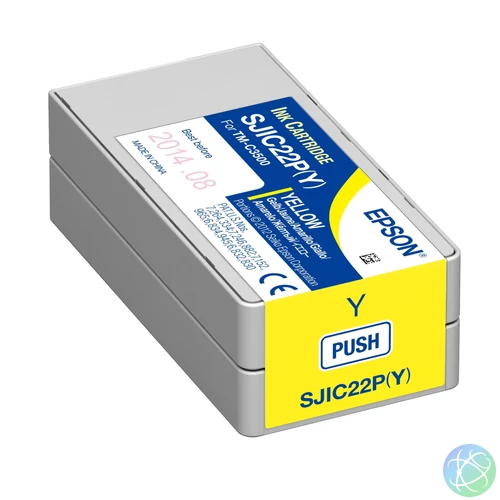 Epson SJIC22P(Y) C3500 Tintapatron Yellow 32,5ml