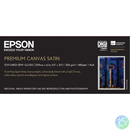 Epson szatén tekercspapír 13 x 6,1m 350g/m2
