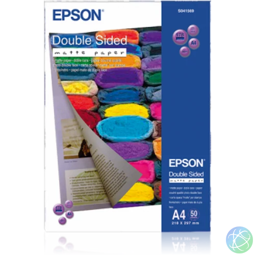 Epson matt kétoldalas fotópapír (A4, 50 lap, 178g)