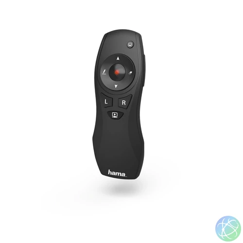 Hama X-Pointer 6in1 vezeték nélküli multimédia presenter, 2,4 GHz (139916)