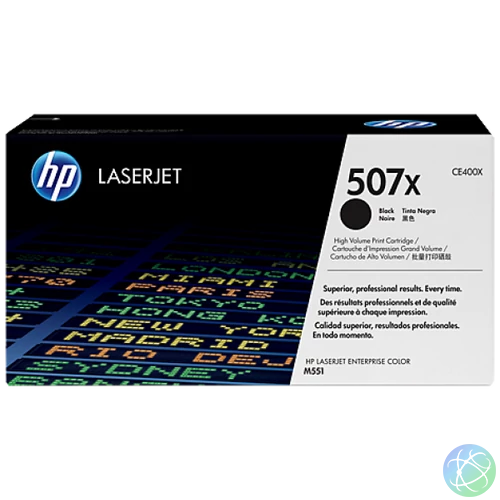 HP CE400X Toner Black 11.000 oldal kapacitás No.507X