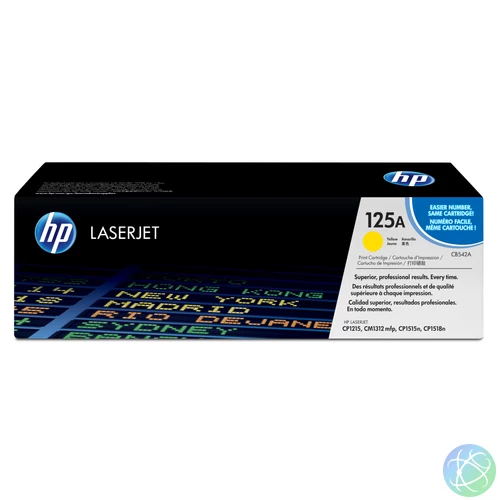 HP CB542A Toner Yellow 1.400 oldal kapacitás No.125A