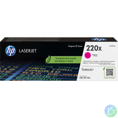 HP W2203X Toner Magenta 5.500 oldal kapacitás No.220X