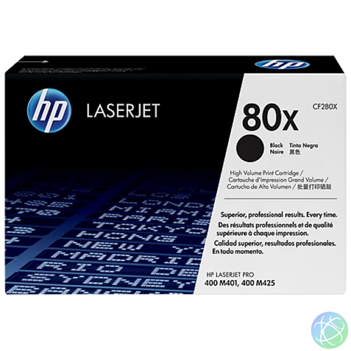 HP CF280X Toner Black 6.900 oldal kapacitás No.80X