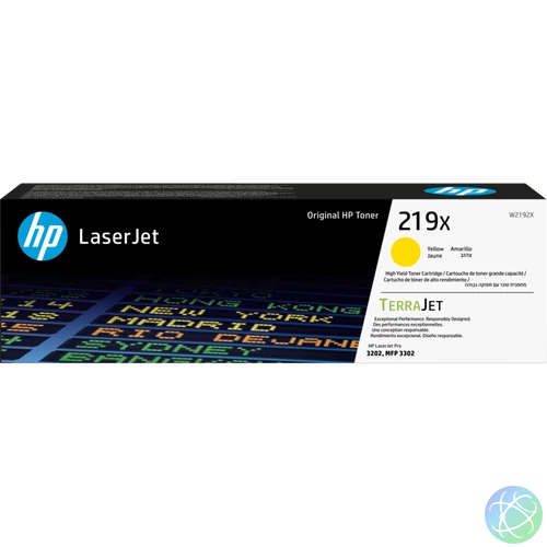 HP W2192X Toner Yellow 2.500 oldal kapacitás No.219X