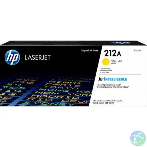 HP W2122A Toner Yellow 4.500 oldal kapacitás No.212A