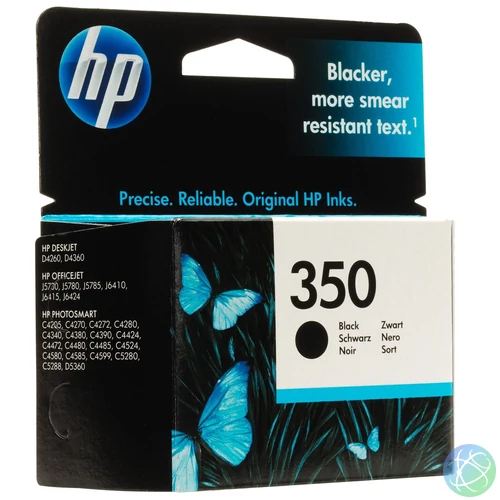 HP CB335EE Tintapatron Black 200 oldal kapacitás No.350