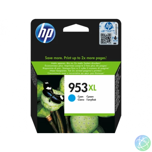HP F6U16AE Tintapatron Cyan 1.450 oldal kapacitás No.953XL