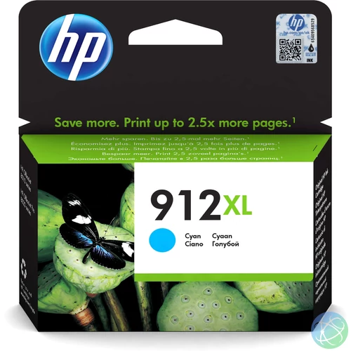 HP 3YL81AE Tintapatron Cyan 825 oldal kapacitás No.912XL