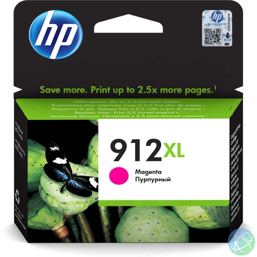 HP 3YL82AE Tintapatron Magenta 825 oldal kapacitás No.912XL