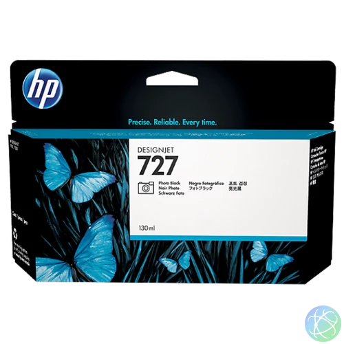 HP B3P23A Patron Photo Bk 130ml No.727 (Eredeti)