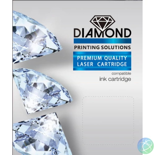 Utángyártott HP F6V25AE Patron Black No.652 DIAMOND