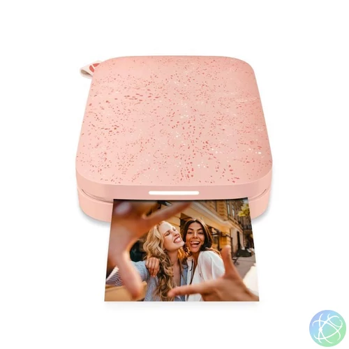 HP Sprocket hordozható fotónyomtató 2x3 hüvelykes rózsaszín