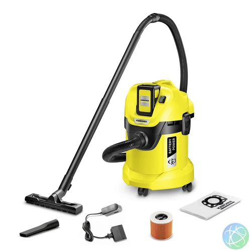Karcher WD 3 Battery Set EU-II Száraz-nedves, akkumulátoros porszívó