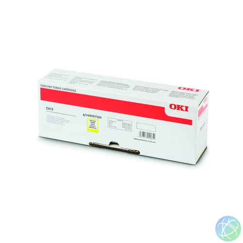 Oki C612 Toner Sárga 6000 oldalra