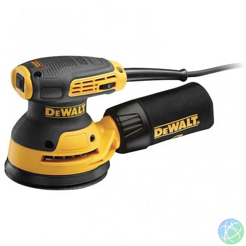 DEWALT Excentercsiszoló, 125mm, 280W, szabályozható