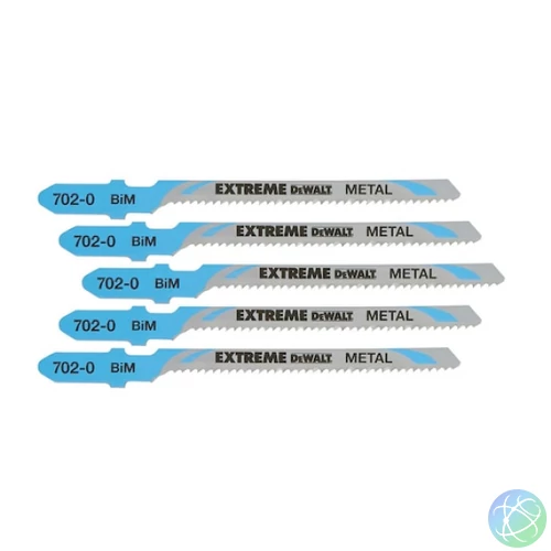 DEWALT Dekopírfűrészlap, fém, 5db, T118EOF, 1,5-4mm