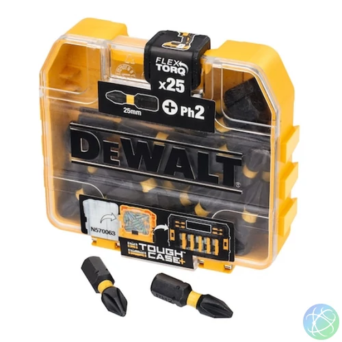 DEWALT Bithegy, csavarhúzó, PH2, 25mm, FLEXTORQ, 25db