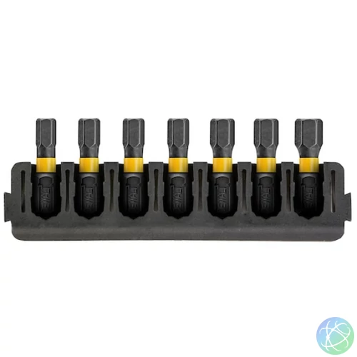 DEWALT Tartozékkészlet, 25 mm 7 részes hegytartó