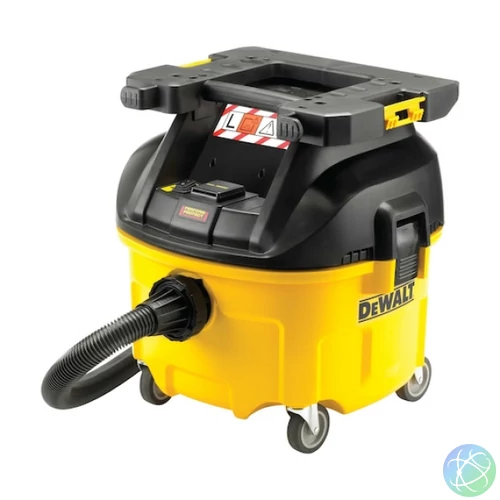 DEWALT Porszívó, 30L, 1400W, L osztály, TSTAK, szűrőtisztító, szinkron
