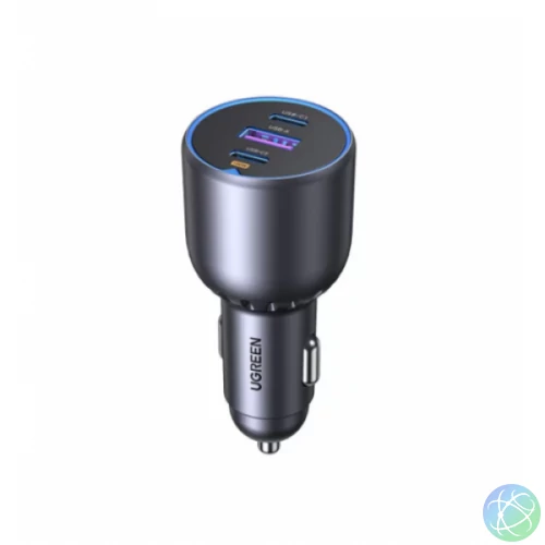 UGREEN 130W 3 portos autós gyorstöltő EC705