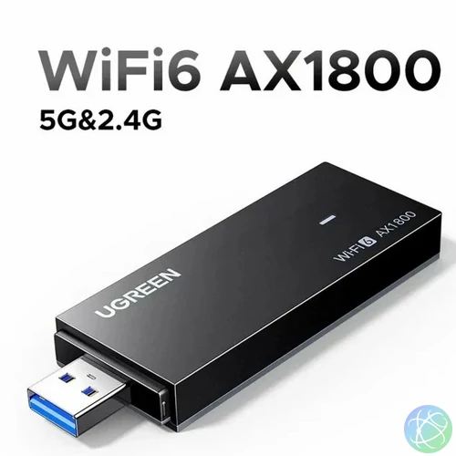 UGREEN AX1800 két sávos vezeték nélküli adapter Wi-Fi 6 CM499