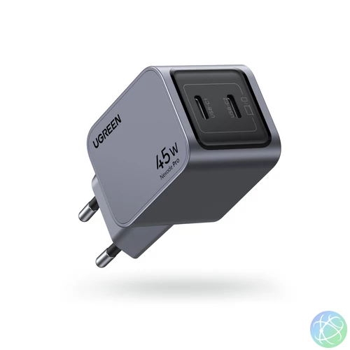 UGREEN Nexode Pro 45W két USB-C GaN gyorstöltő EU X707