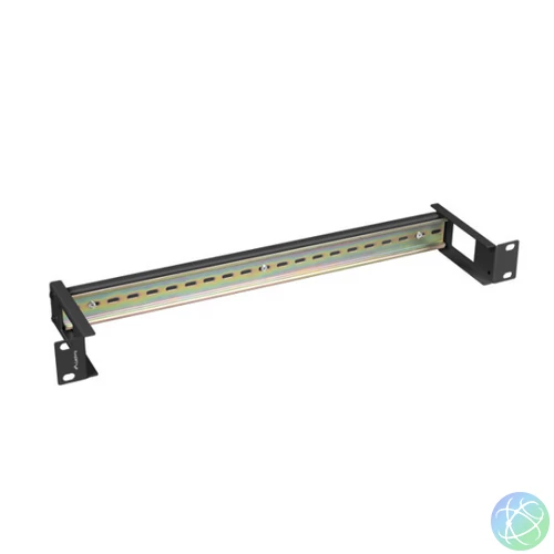 Lanberg AK-1801-B 19 1U fekete DIN sín panel