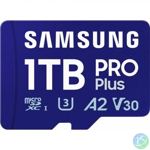 SAMSUNG SD kártya,   1TB, PRO PLUS, olvasó, Blue Wave