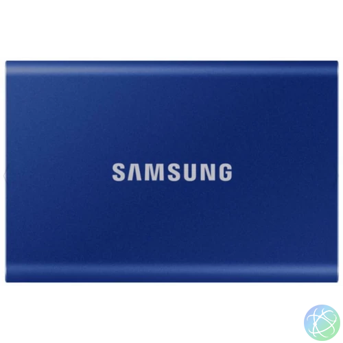 SAMSUNG SSD Külső, 1TB, T7, Indigó Kék, USB 3.2