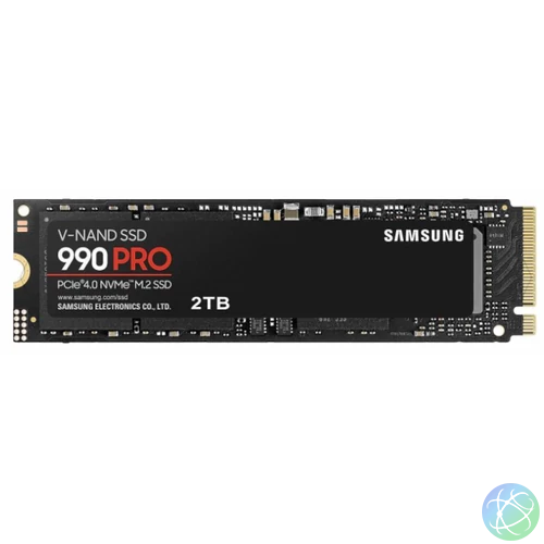 SAMSUNG SSD Belső, 2TB, 990 PRO, PCIe 4.0, NVMe 2.0, 1200 TBW