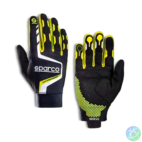 Sparco Hypergrip+ sárga kesztyű (Méret: 11(L))