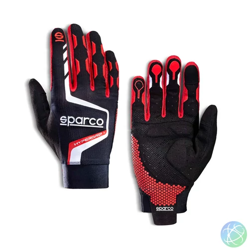 Sparco Hypergrip+ piros kesztyű (Méret: 11(L))